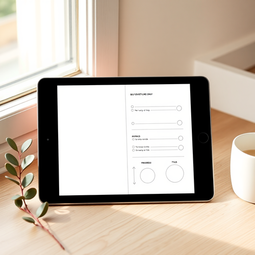 The 2026 Dating Blueprint - Self development workbook with clean visual structure