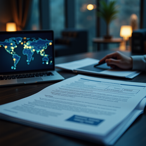 Global Remote Work Tax Compliance Playbook - Professional corporate cover